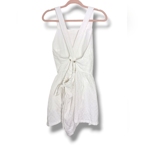 NEW Free People free-est Va Va Volume Mini Dress in White - Picture 6 of 8